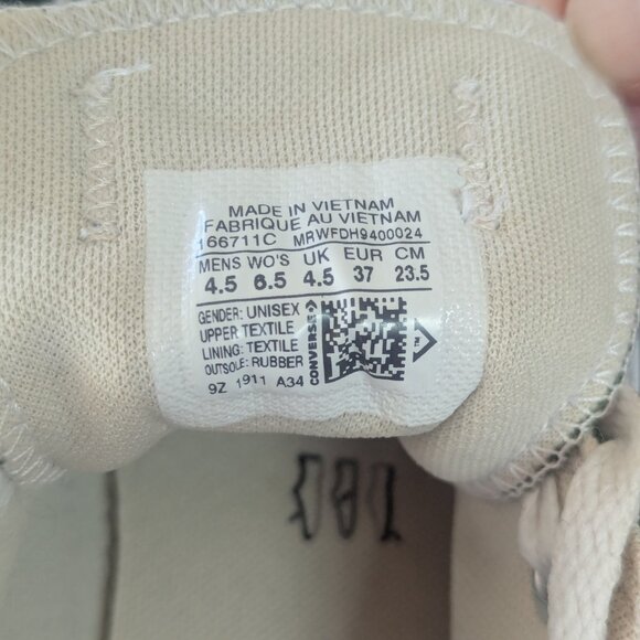 Green Canvas Converse All Stars - Picture 5 of 5